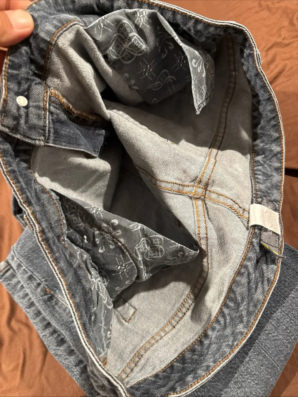 Venezia Gray-Blue Straight Leg Jeans